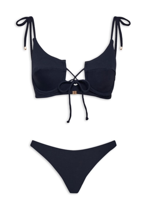 calcinha biquíni Korina Luz da Manhã Preto