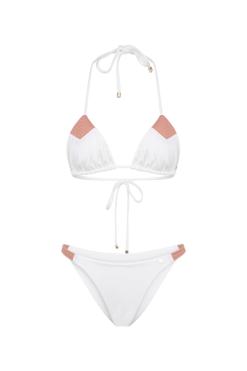 calcinha biquíni Mini Contour Off White