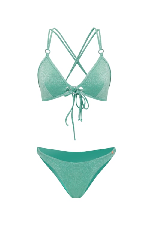 calcinha biquíni Natalie Serena - Verde