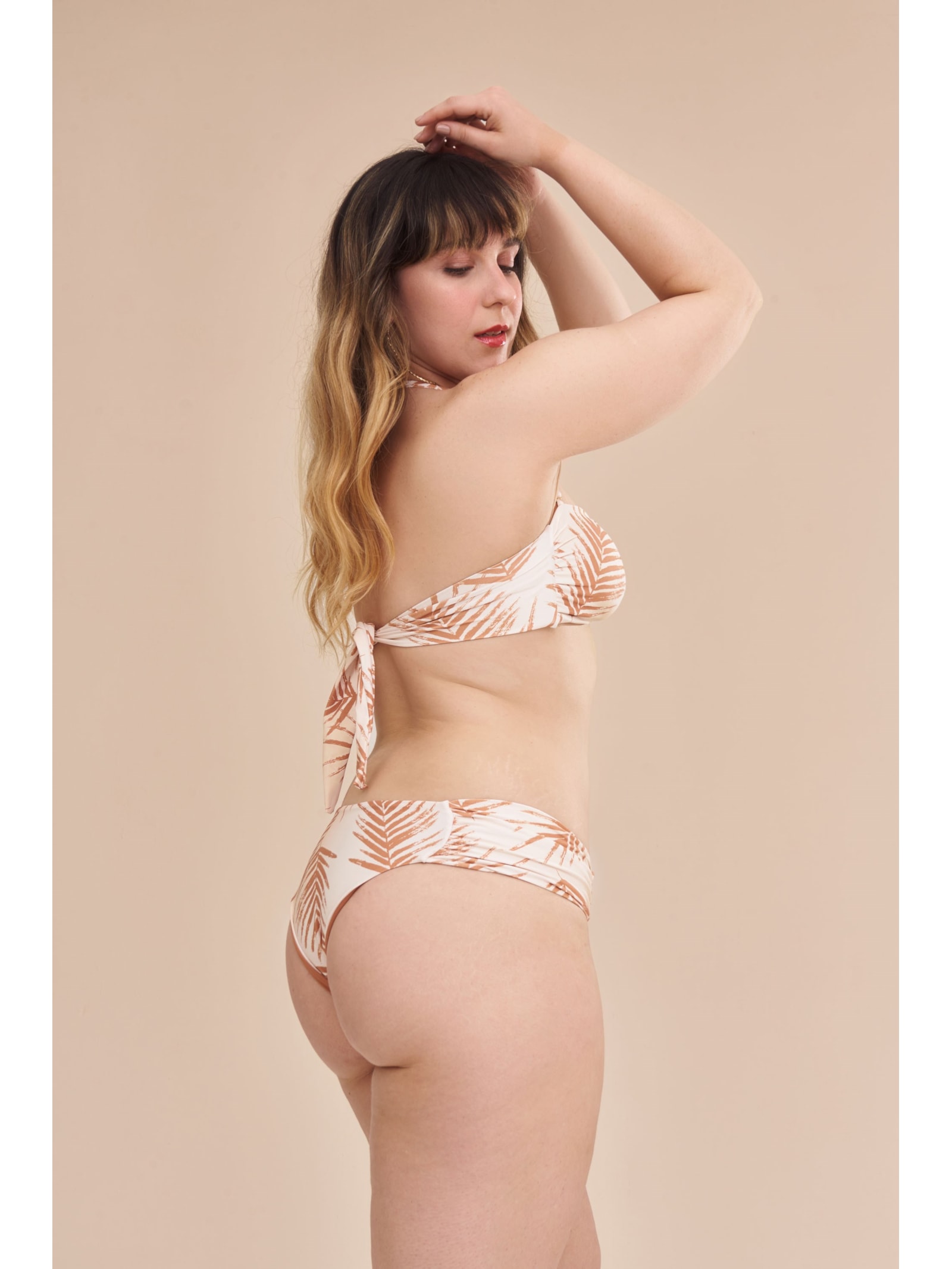 calcinha biquíni Palms Anne Bege Suntime