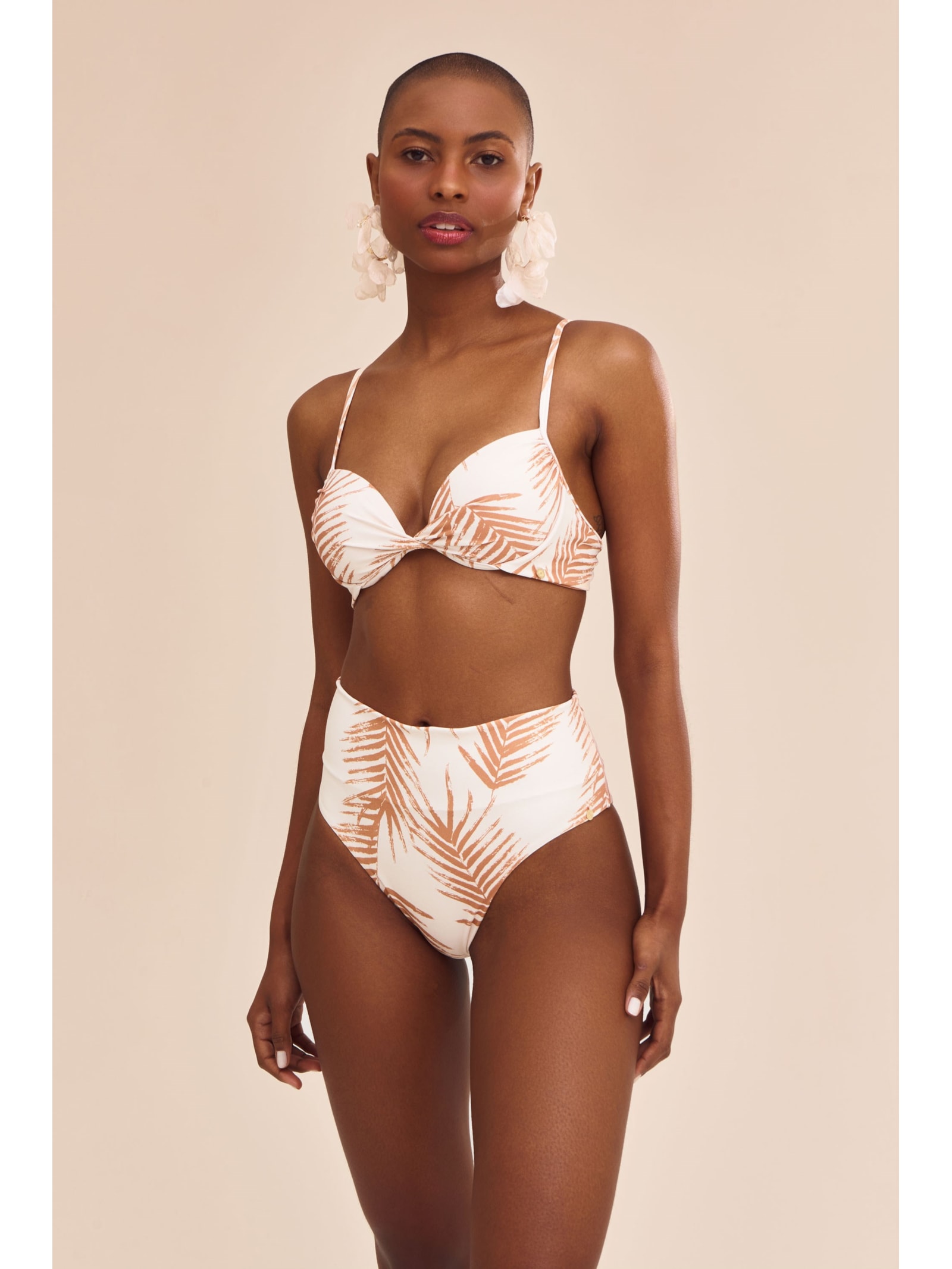 calcinha biquíni Palms Vitoria Bege Suntime
