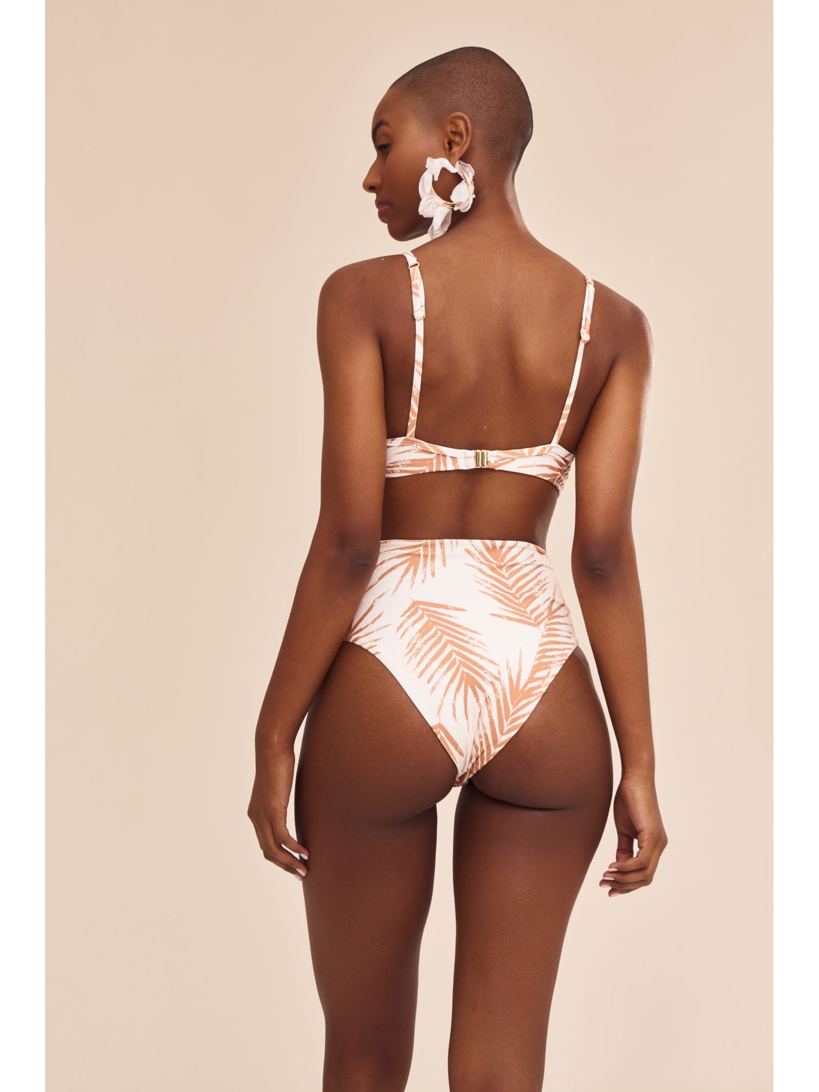 calcinha biquíni Palms Vitoria Bege Suntime