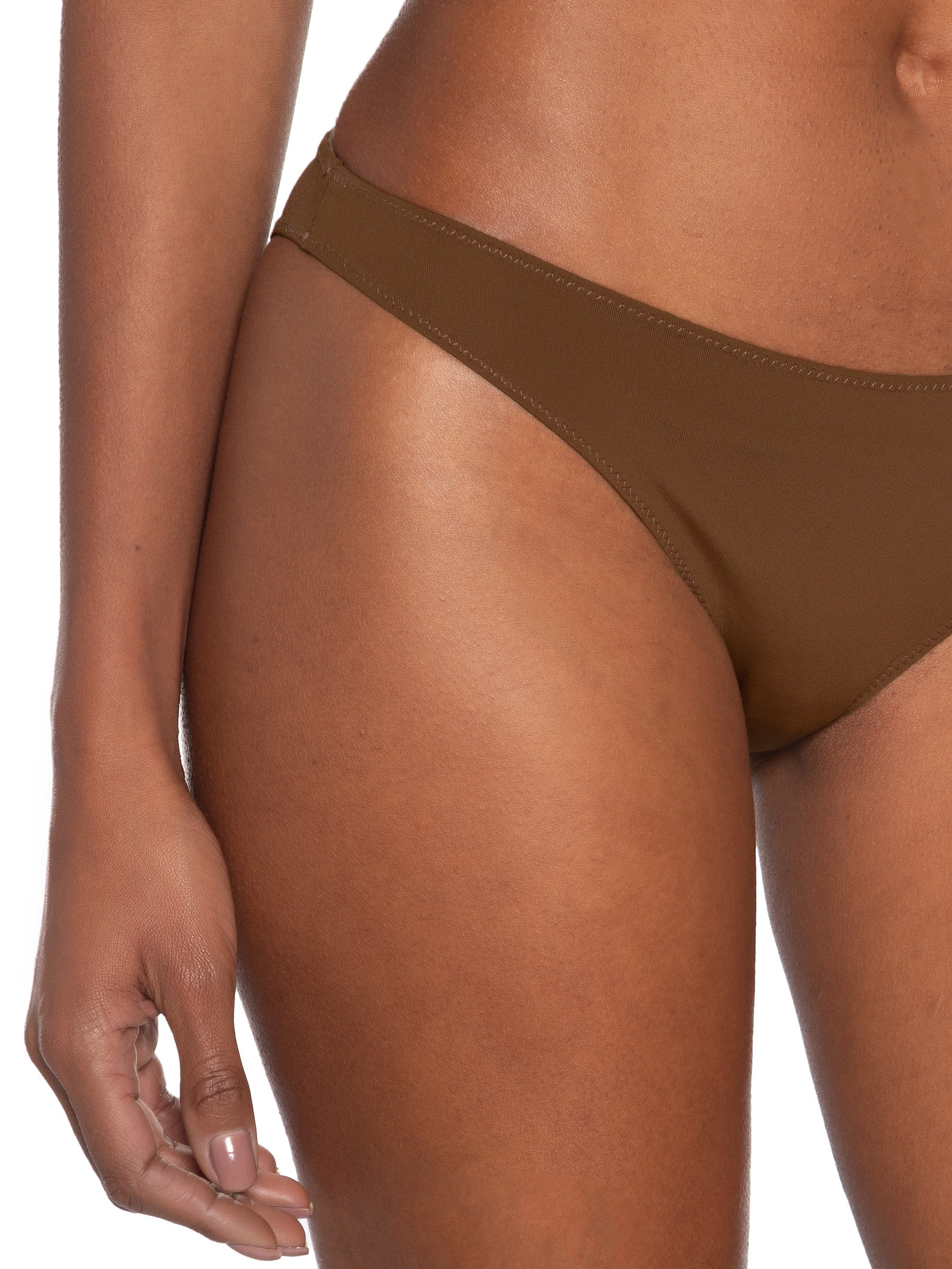 Calcinha Biquíni Poliamida Maya Marrom Jogê