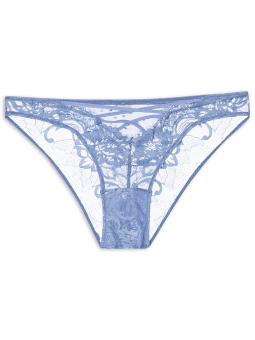Calcinha Biquíni Renda Mayla – Azul