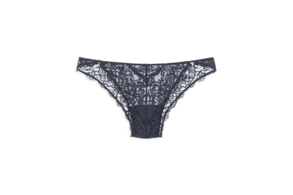 Calcinha Biquíni Renda Oliva - Azul