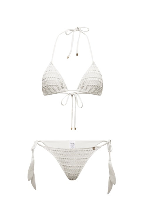 calcinha biquíni String Magnólia – Off White