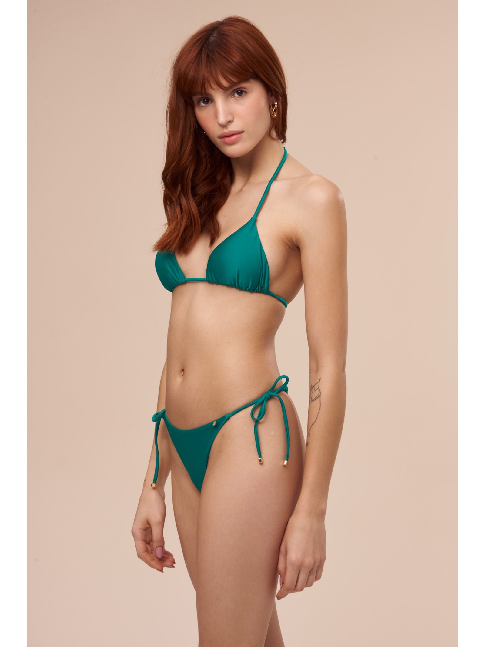 calcinha biquíni String Sophie Ostra Verde Suntime