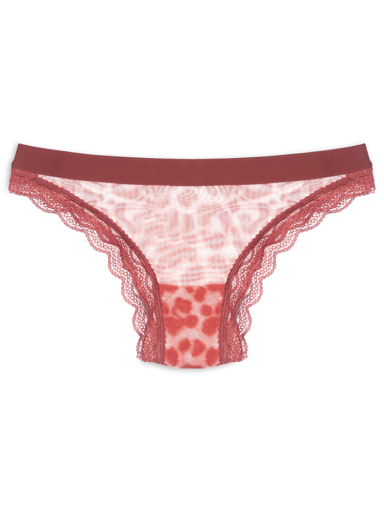 Calcinha Biquíni Tule Luciana Vermelho Jogê