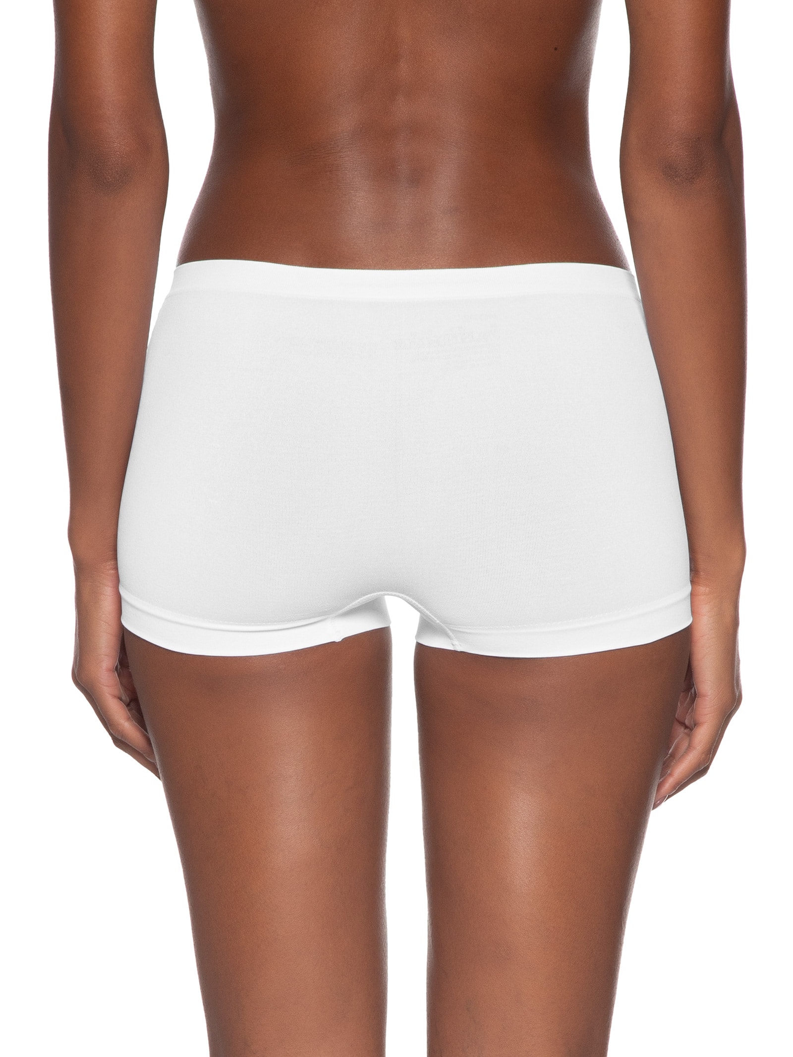 Calcinha Boxer Em Microfibra Light Branco Hope