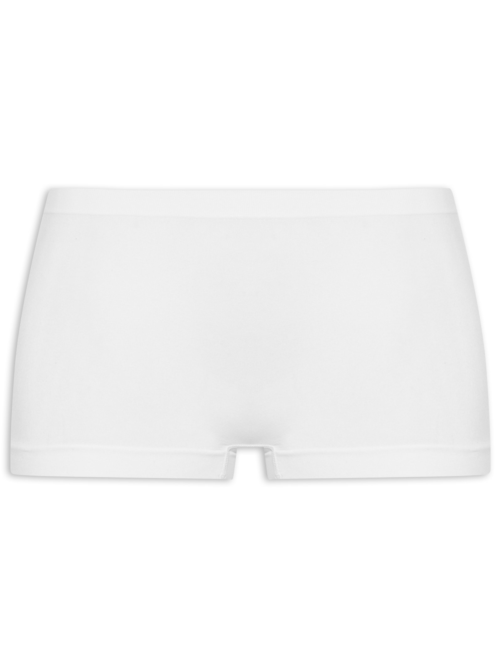 Calcinha Boxer Em Microfibra Light Branco Hope