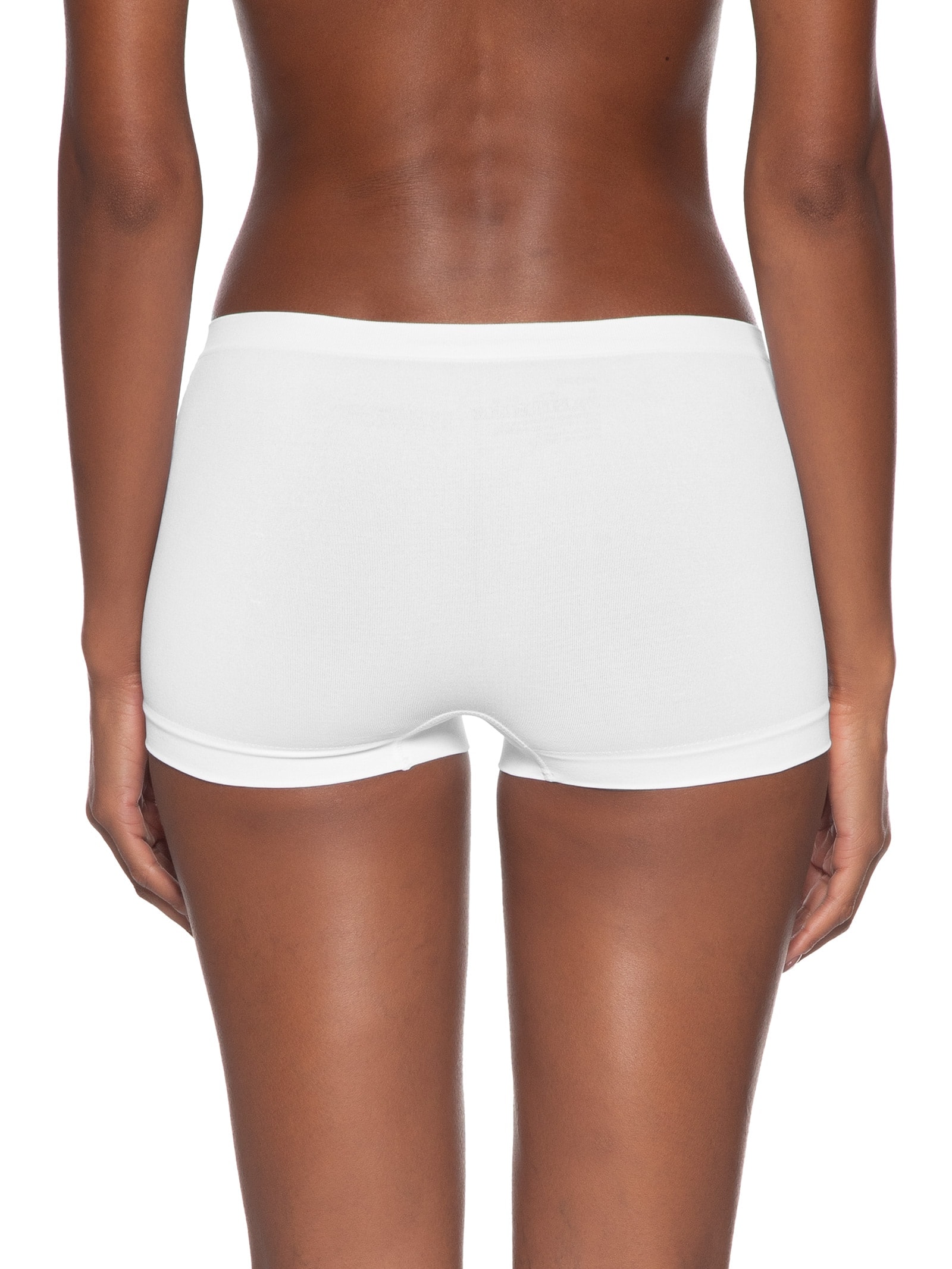 Calcinha Boxer Em Microfibra Light Branco Hope