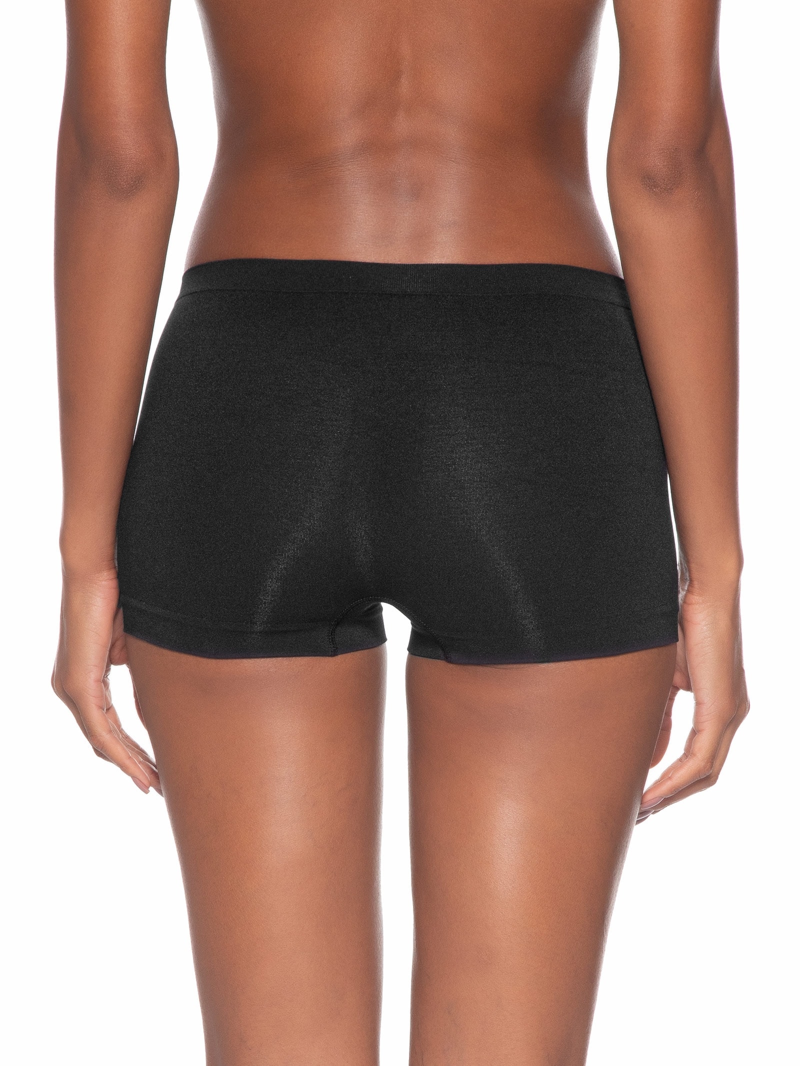 Calcinha Boxer Em Microfibra Light Preto Hope