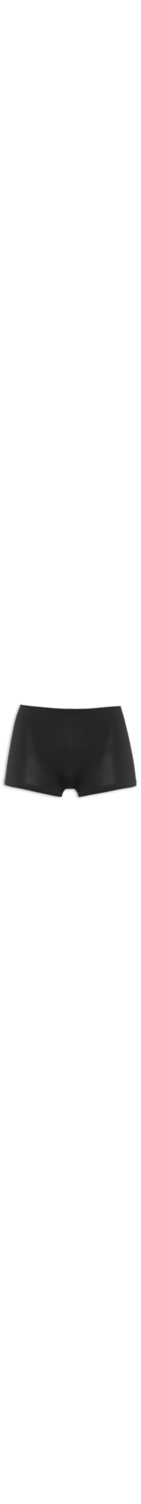 Calcinha Boxer Microfibra Comfy - Preto