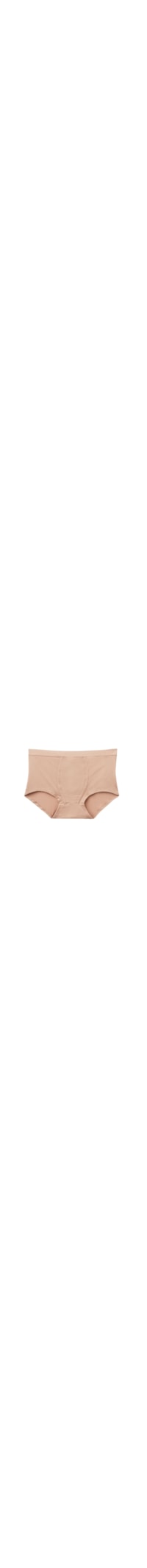 Calcinha Boyshort Em Algodão Natural - Bege