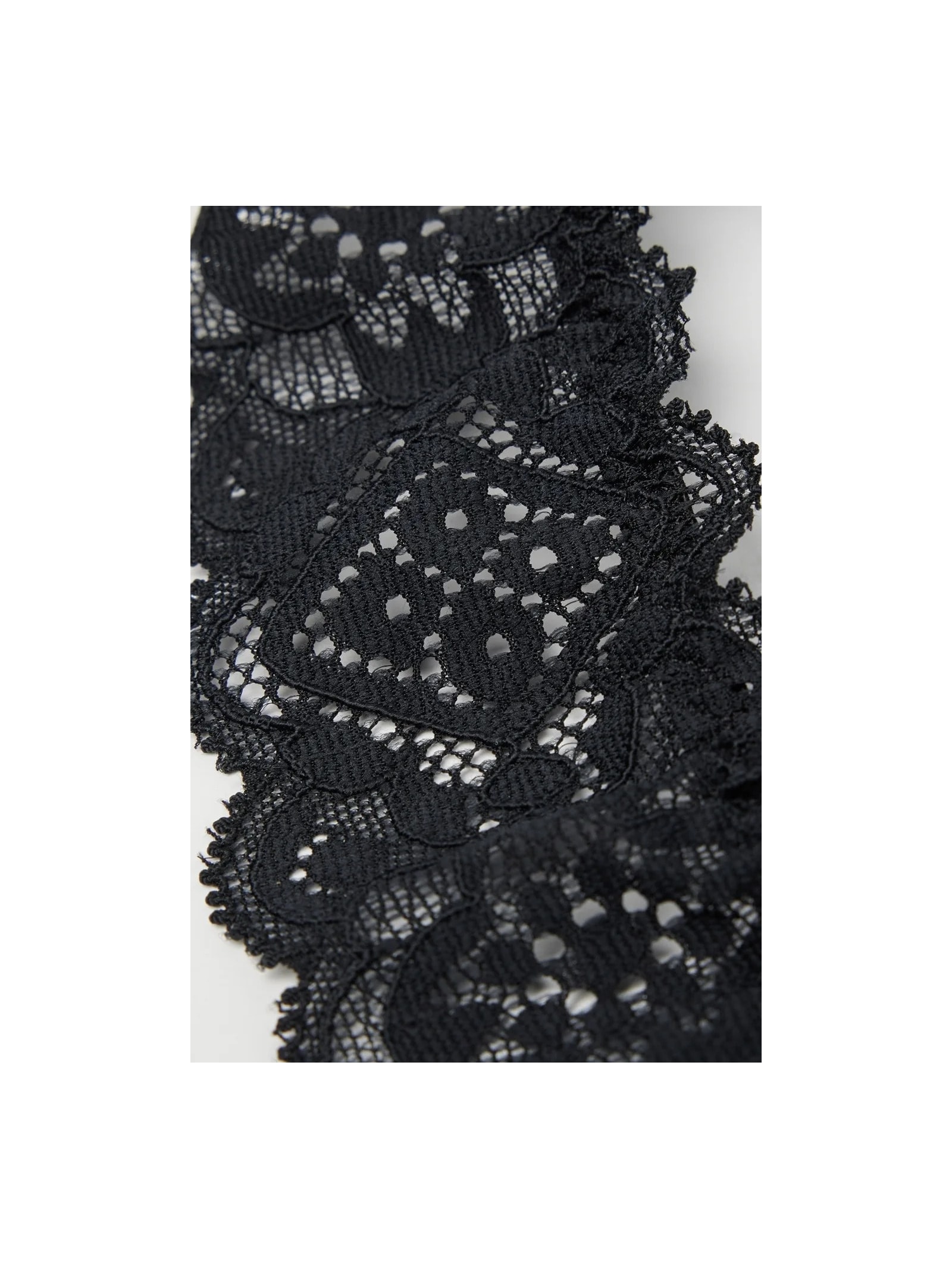 Calcinha Brasileira De Algodão e Renda Preto Intimissimi