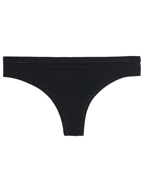 Calcinha Brasileira Em Algodão Supima® Ultralight - Preto