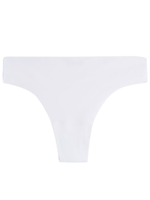 Calcinha Brasileira Em Microfibra Ultralight Sem Costuras - Branco