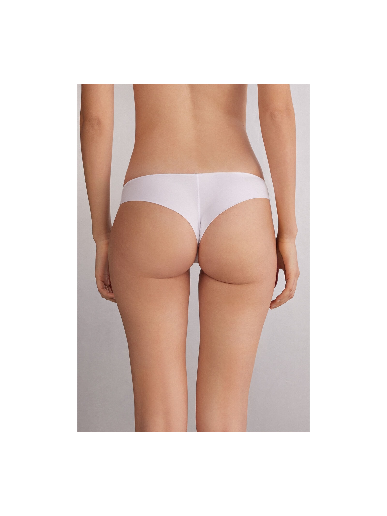 Calcinha Brasileira Em Renda e Microfibra Branco Intimissimi