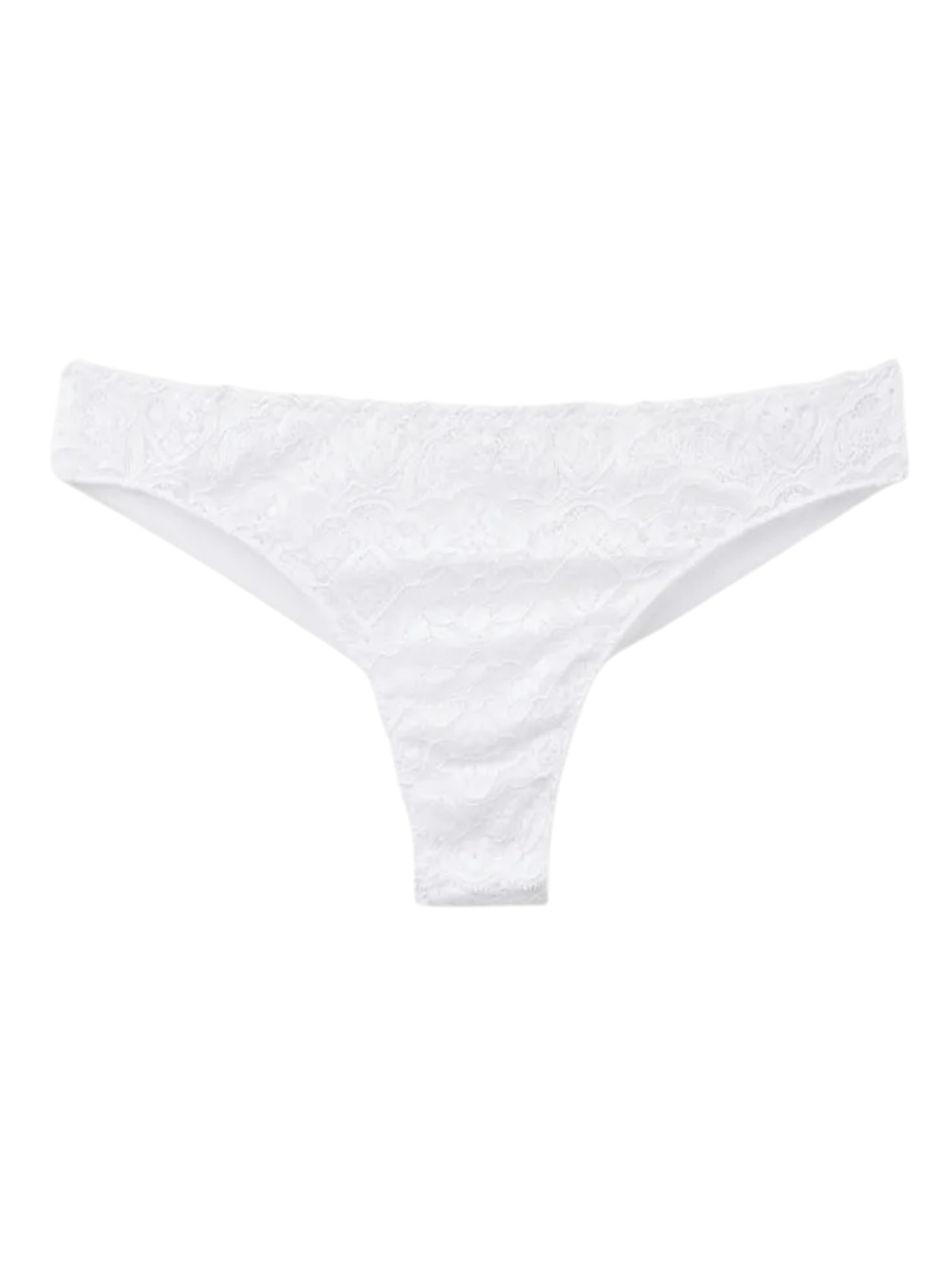 Calcinha Brasileira Em Renda e Microfibra Branco Intimissimi