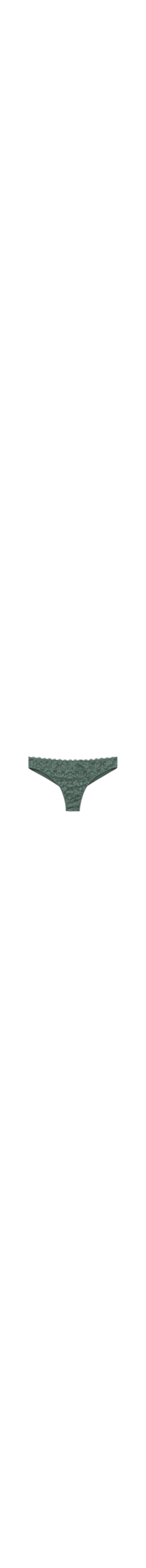 Calcinha Brasileira Em Renda e Microfibra - Verde