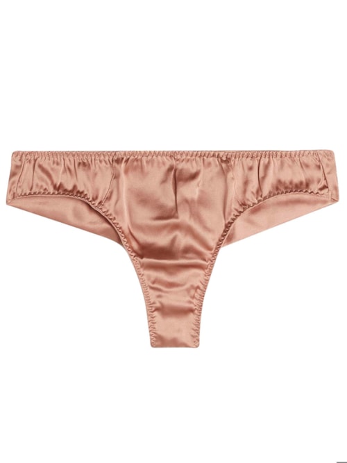 Calcinha Brasileira Em Seda – Rosa