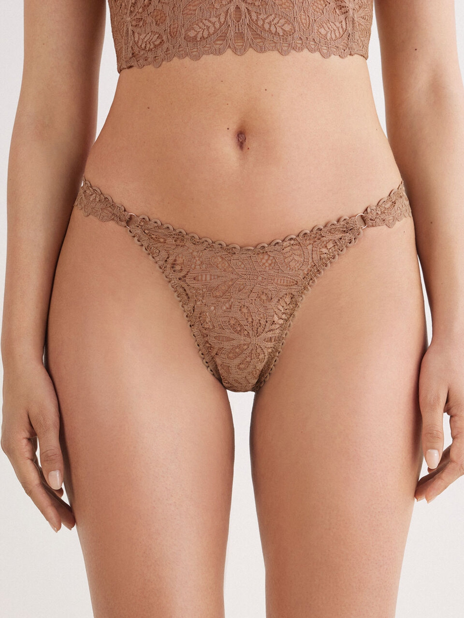 Calcinha Brasileira Italian Riviera Marrom Intimissimi