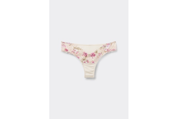 Calcinha Brasileira Pretty Flowers - Rosa
