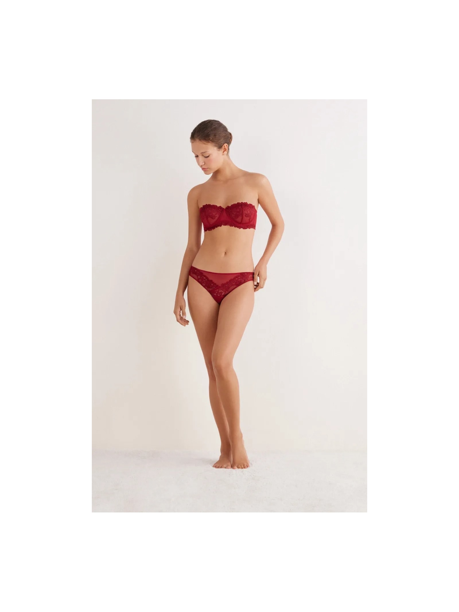 Calcinha Brasileira Pretty Flowers Vermelho Intimissimi