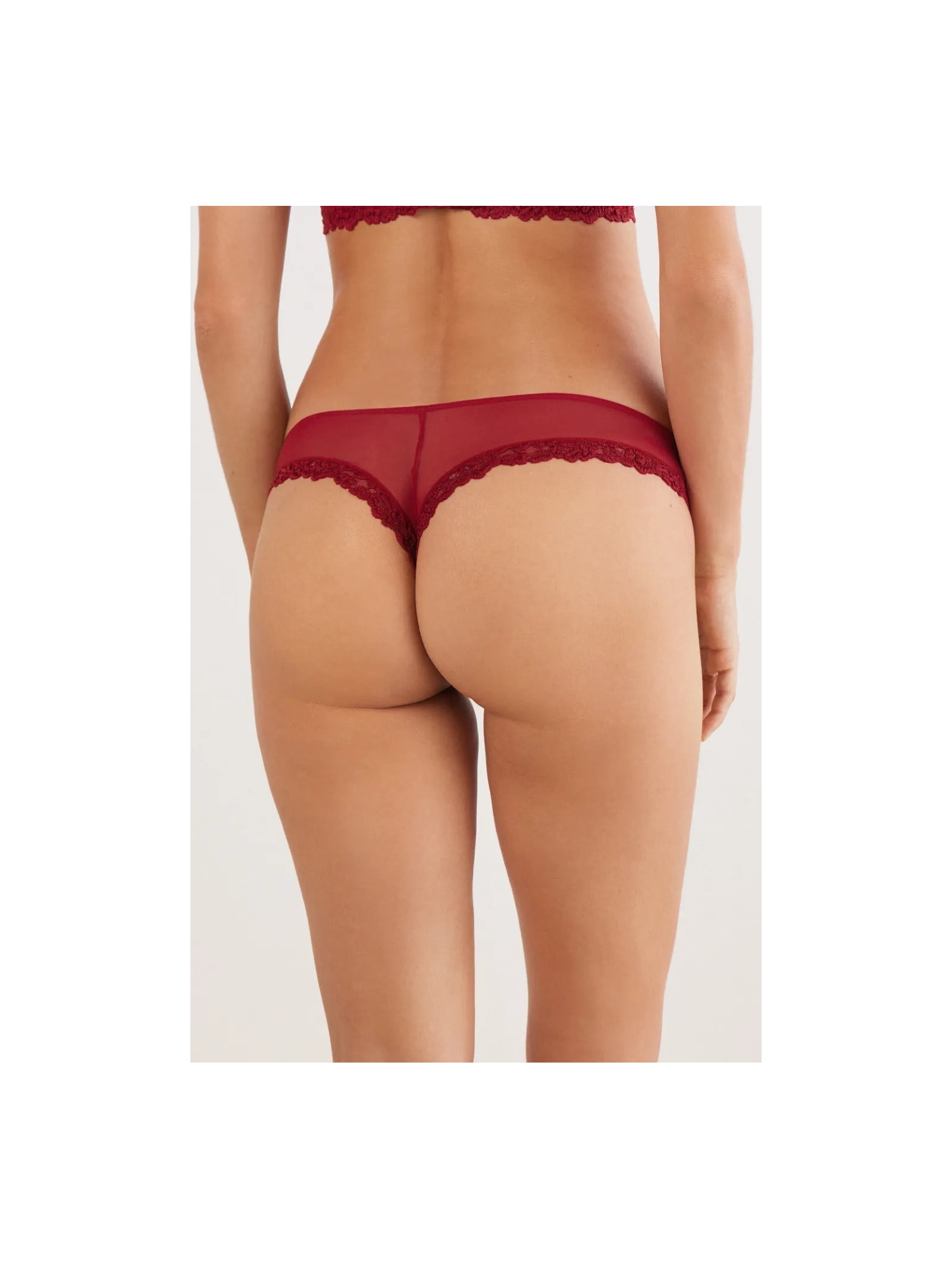 Calcinha Brasileira Pretty Flowers Vermelho Intimissimi