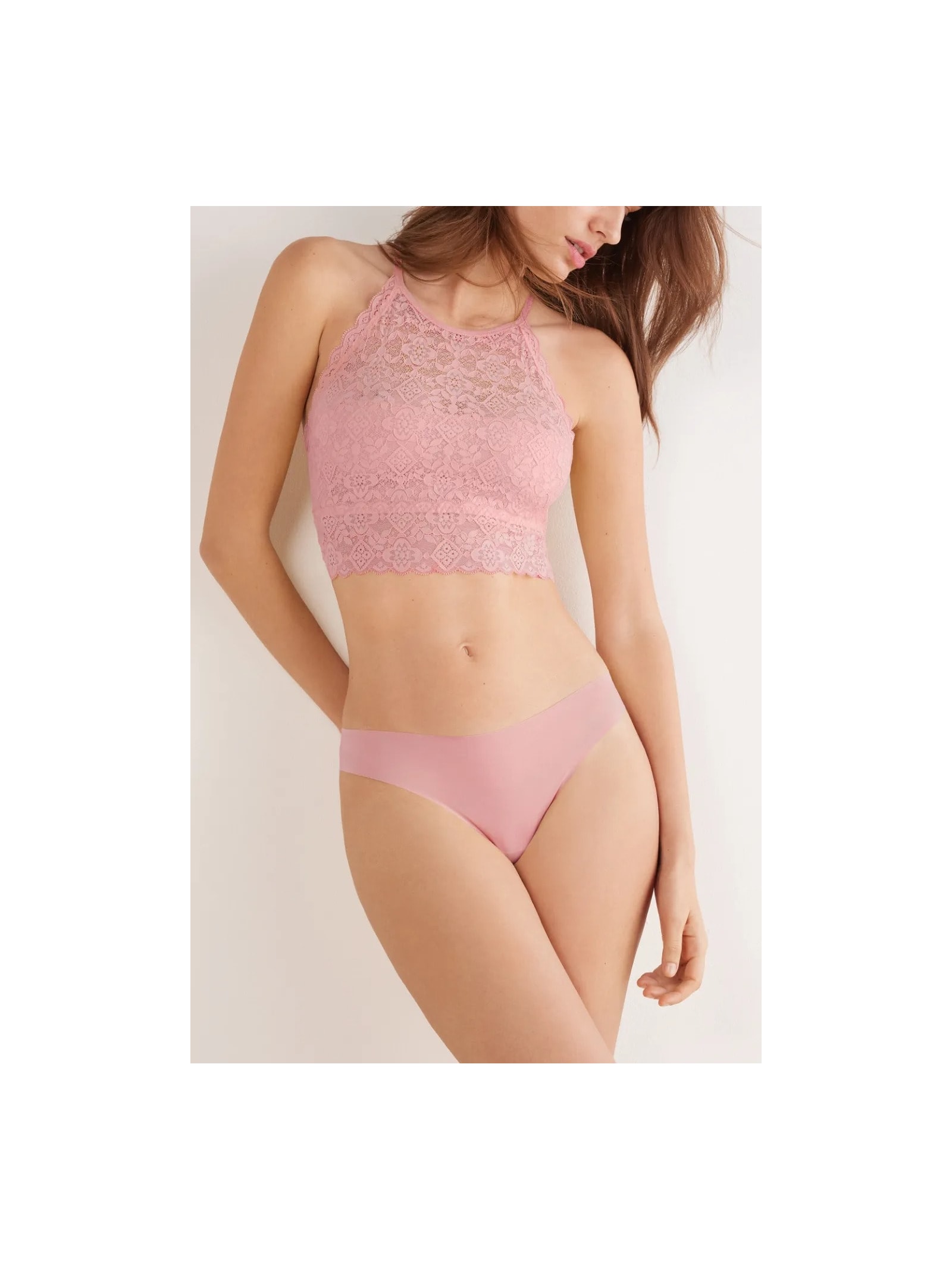 Calcinha Brasileira Sem Costura Em Microfibra Ultraleve Rosa Intimissimi