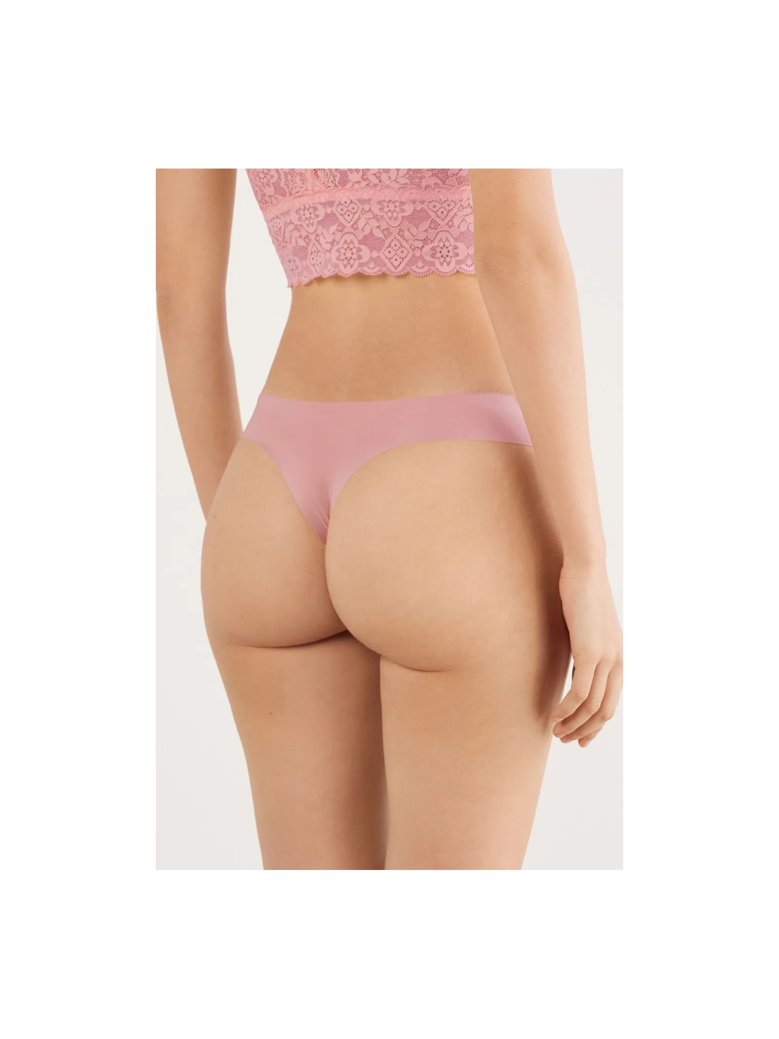 Calcinha Brasileira Sem Costura Em Microfibra Ultraleve Rosa Intimissimi