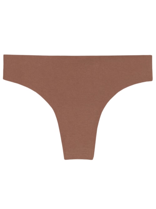 Calcinha Brasileira Sem Costuras Em Algodão – Bege