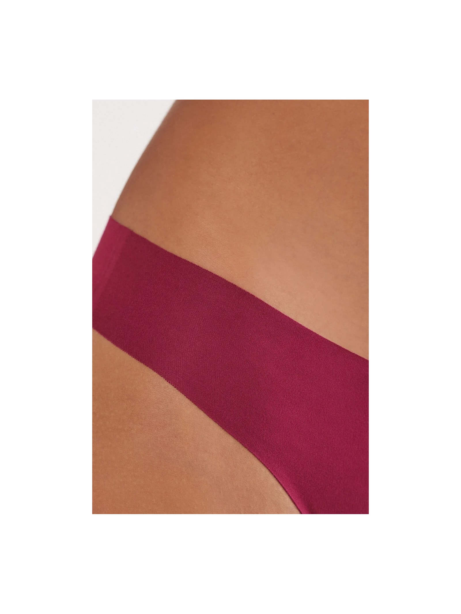 Calcinha Brasileira Sem Costuras Em Algodão Bordô Intimissimi