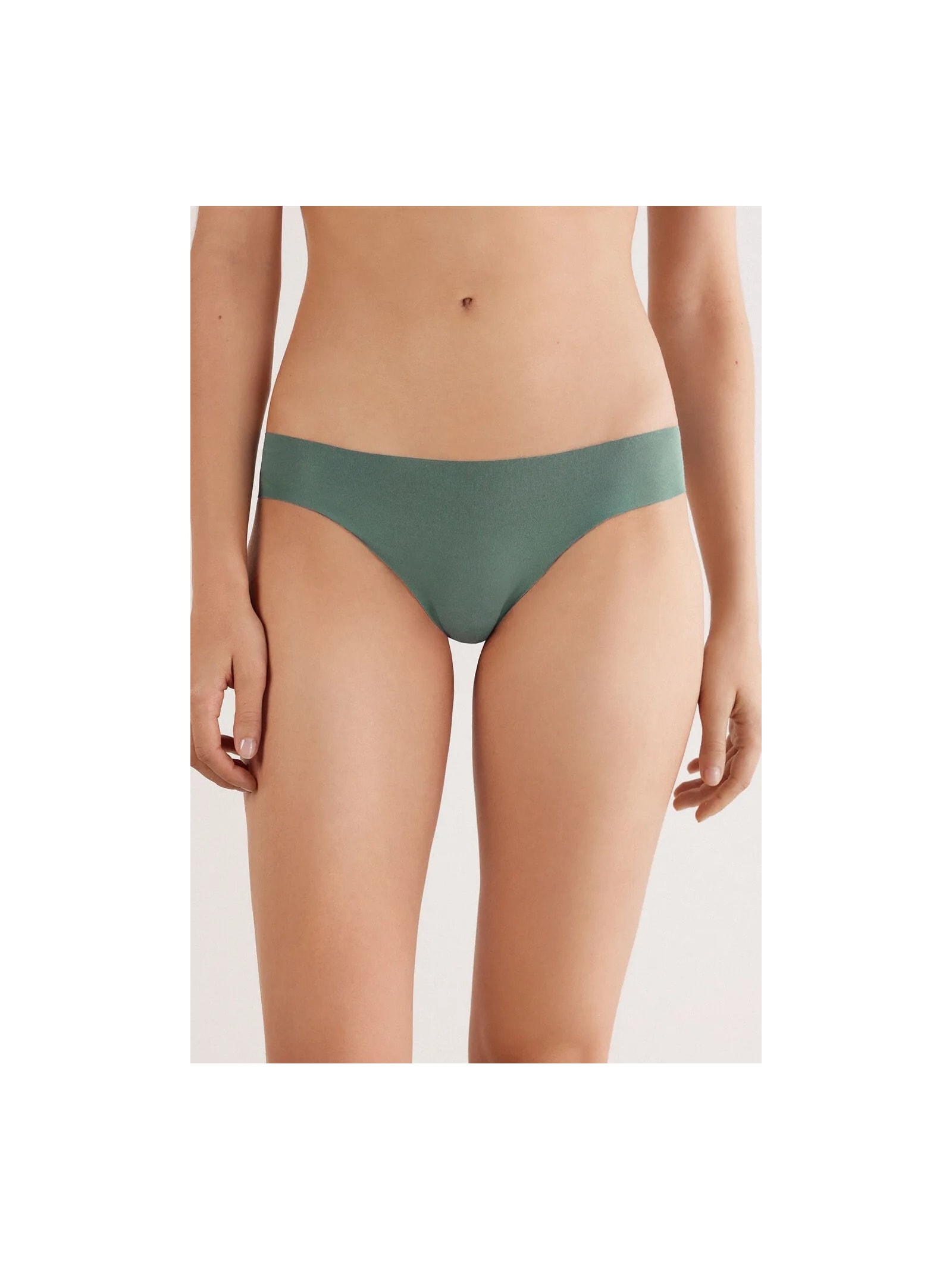 Calcinha Brasileira Sem Costuras Em Algodão Verde Intimissimi