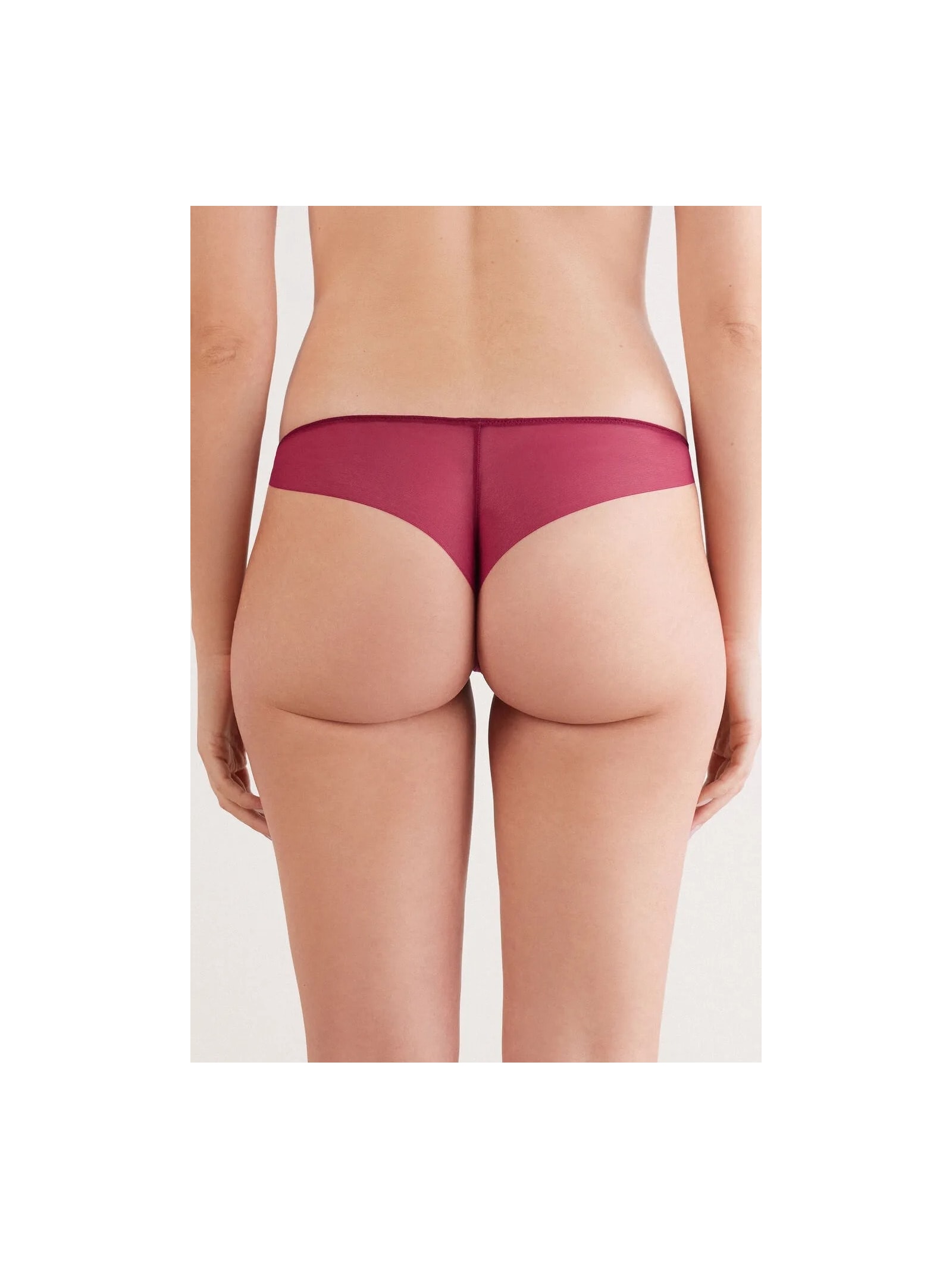 Calcinha Brasileira Sheer Glamour Bordô Intimissimi