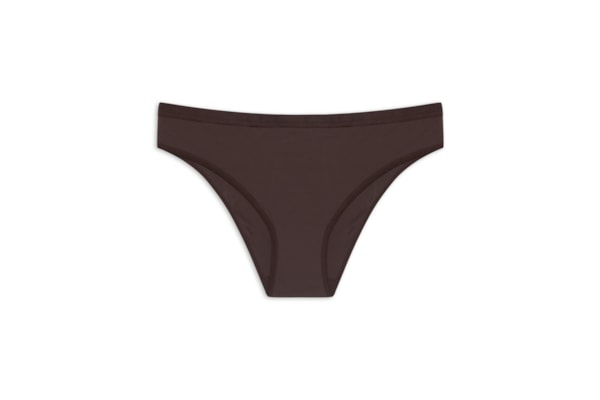Calcinha Cavada Básico Todo Dia - Marrom