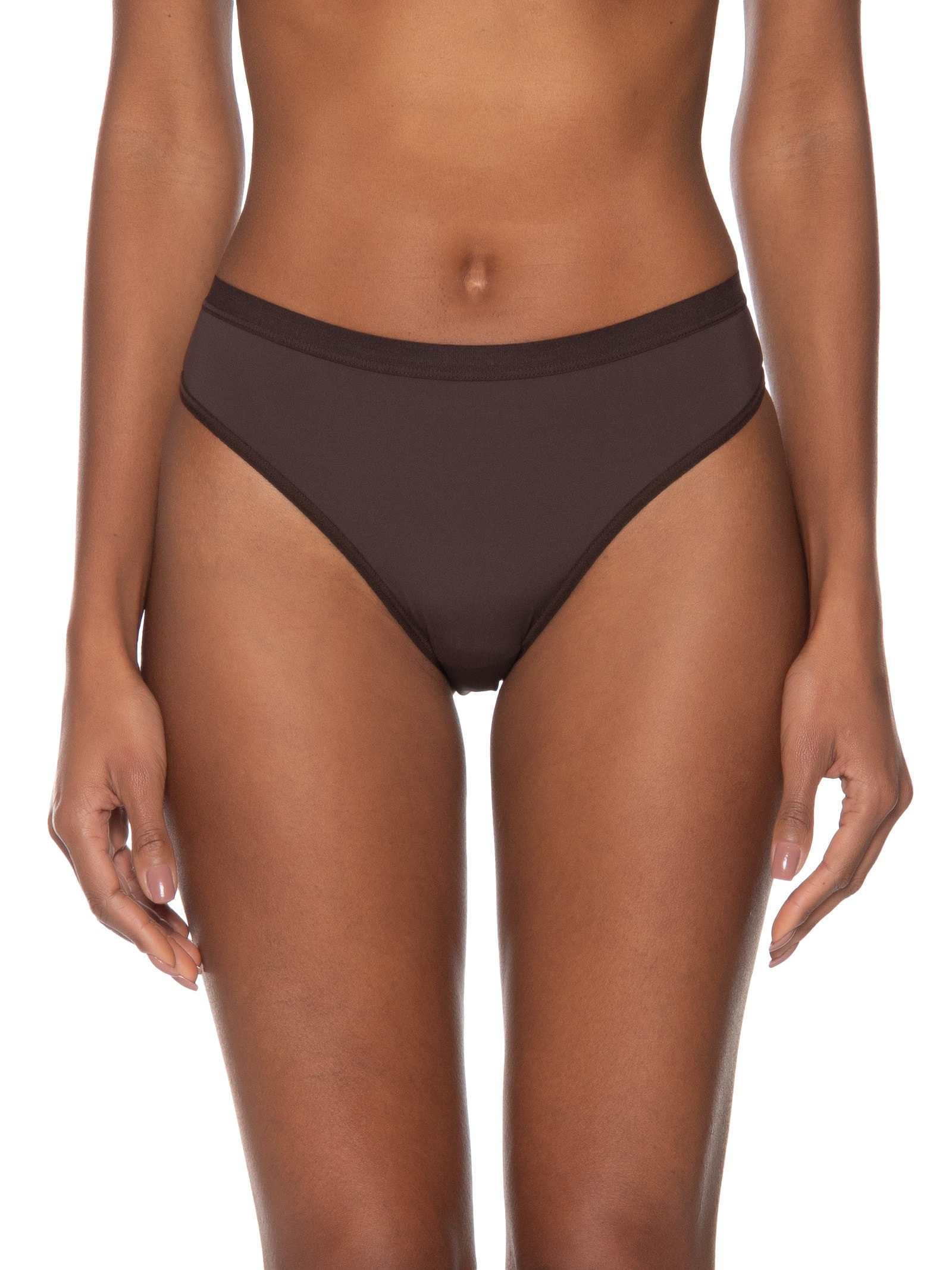Calcinha Cavada Básico Todo Dia Marrom Valisere