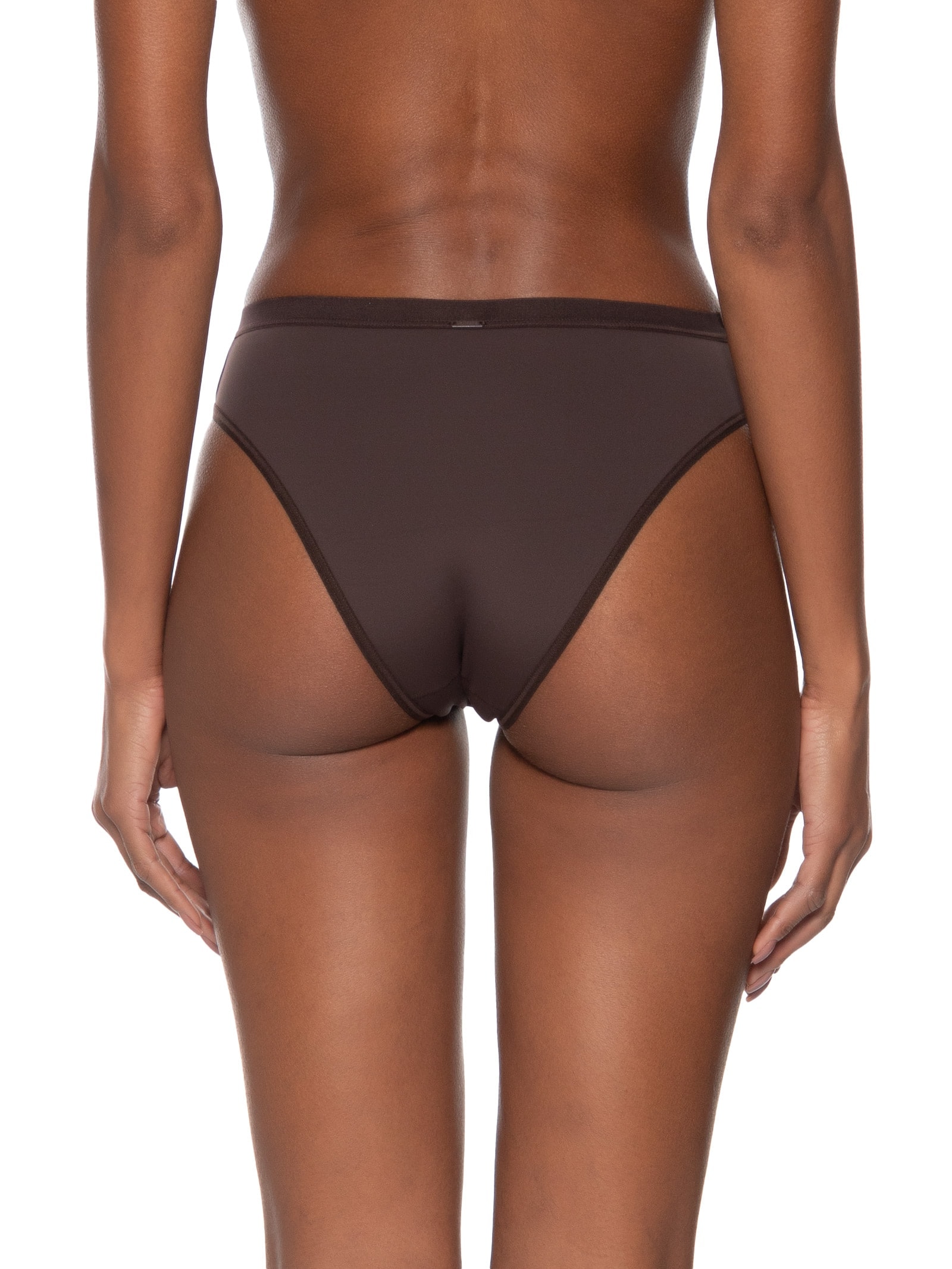 Calcinha Cavada Básico Todo Dia Marrom Valisere