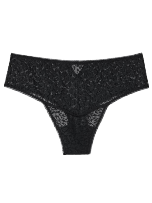 Calcinha Cintura Alta Brasileira Your Wild Side - Preto