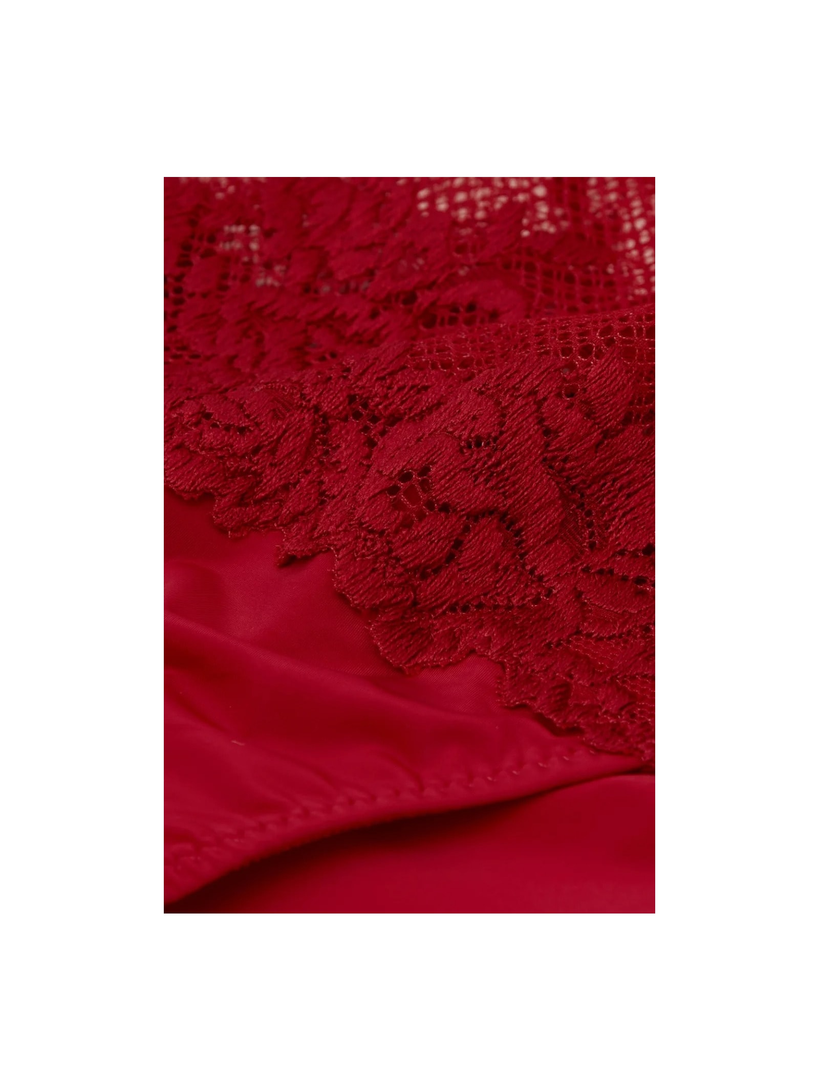 Calcinha Culotte Brasileira De Cintura Alta Pretty Flowers Vermelho Intimissimi