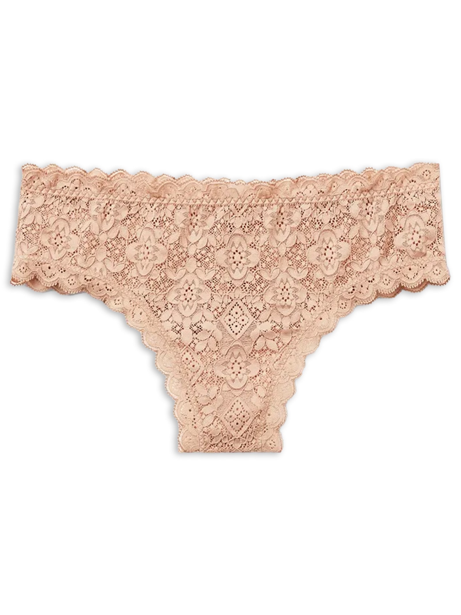 Calcinha Culotte Brasileira Em Renda Bege Intimissimi