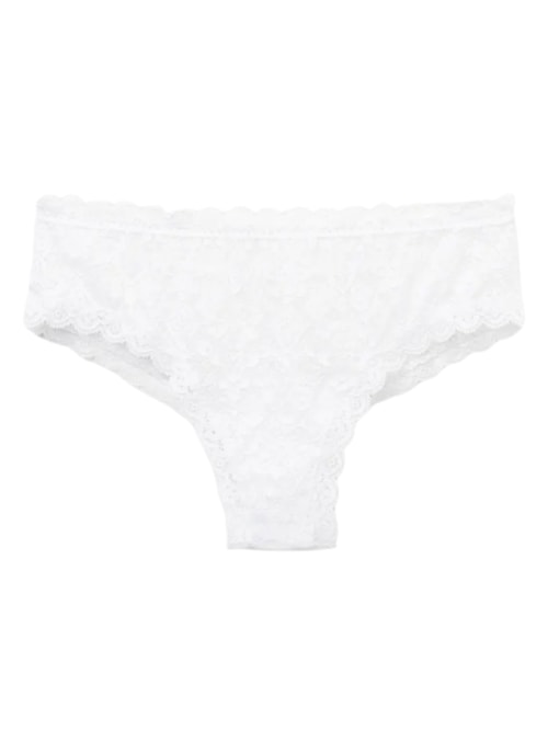 Calcinha Culotte Brasileira Em Renda – Branco