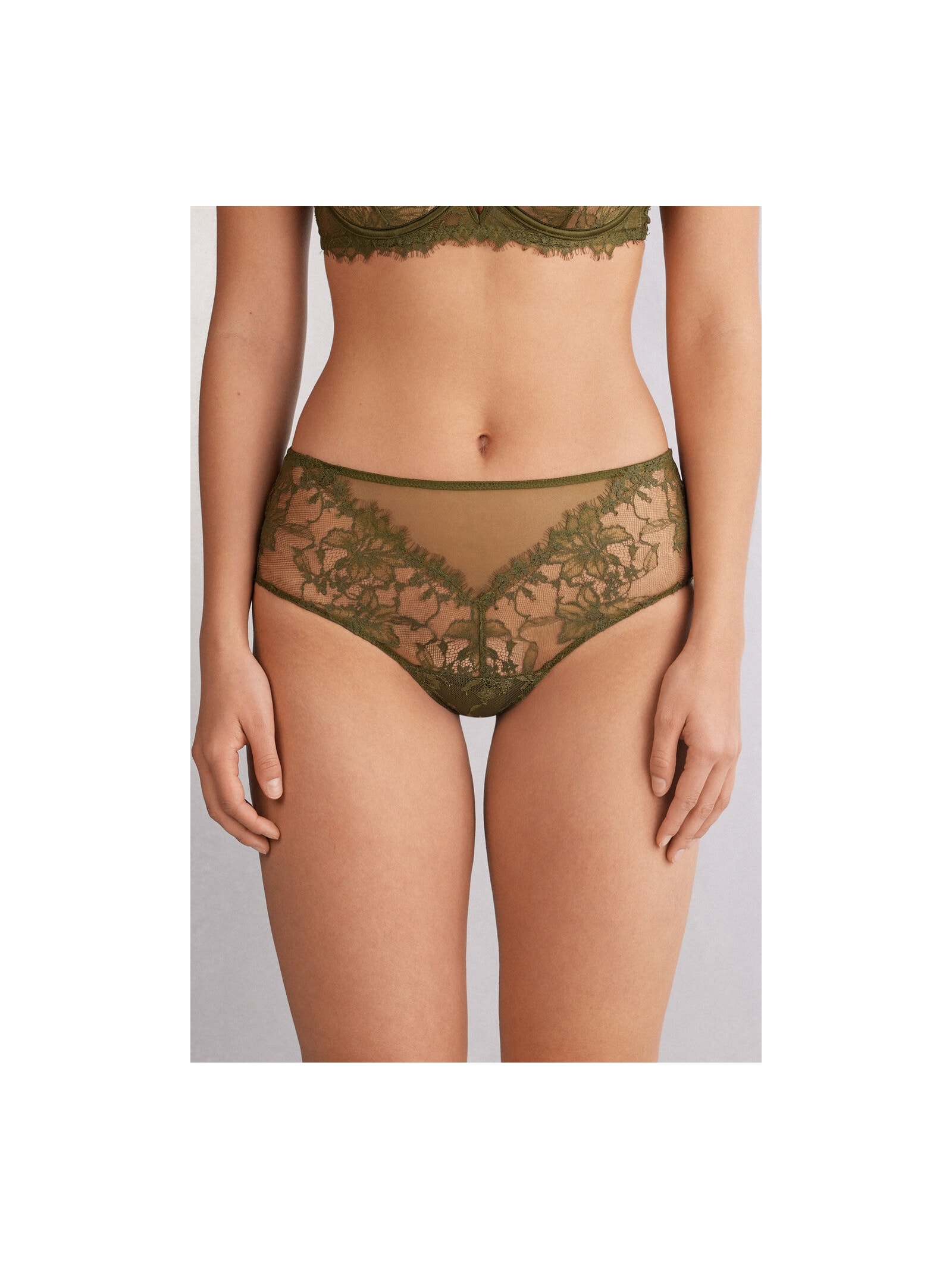 Calcinha Culotte Brasileira Imaginary Journey Verde Intimissimi