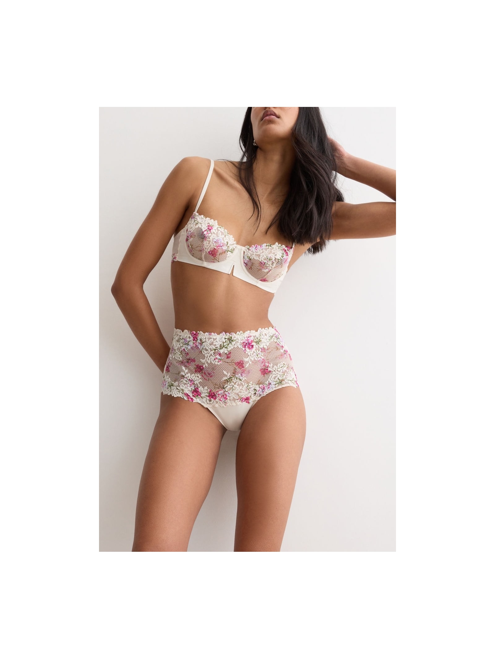Calcinha Culotte Brasileira Pretty Flowers Rosa Intimissimi