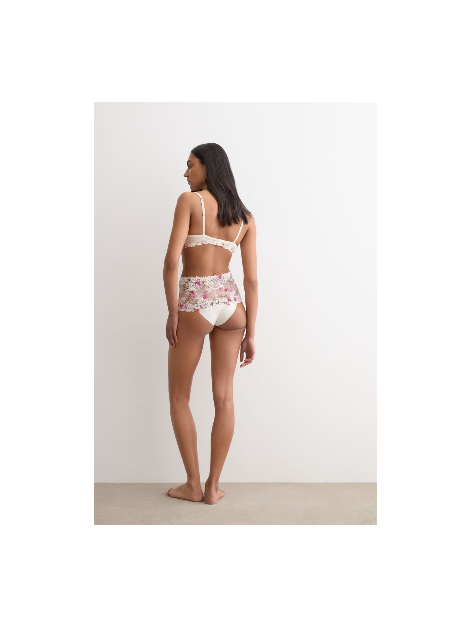 Calcinha Culotte Brasileira Pretty Flowers Rosa Intimissimi