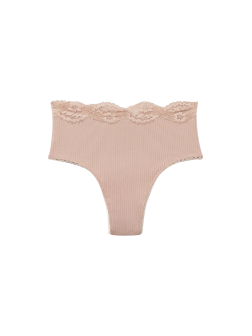 Calcinha Culotte Brasileira Your Everyday Wear - Bege