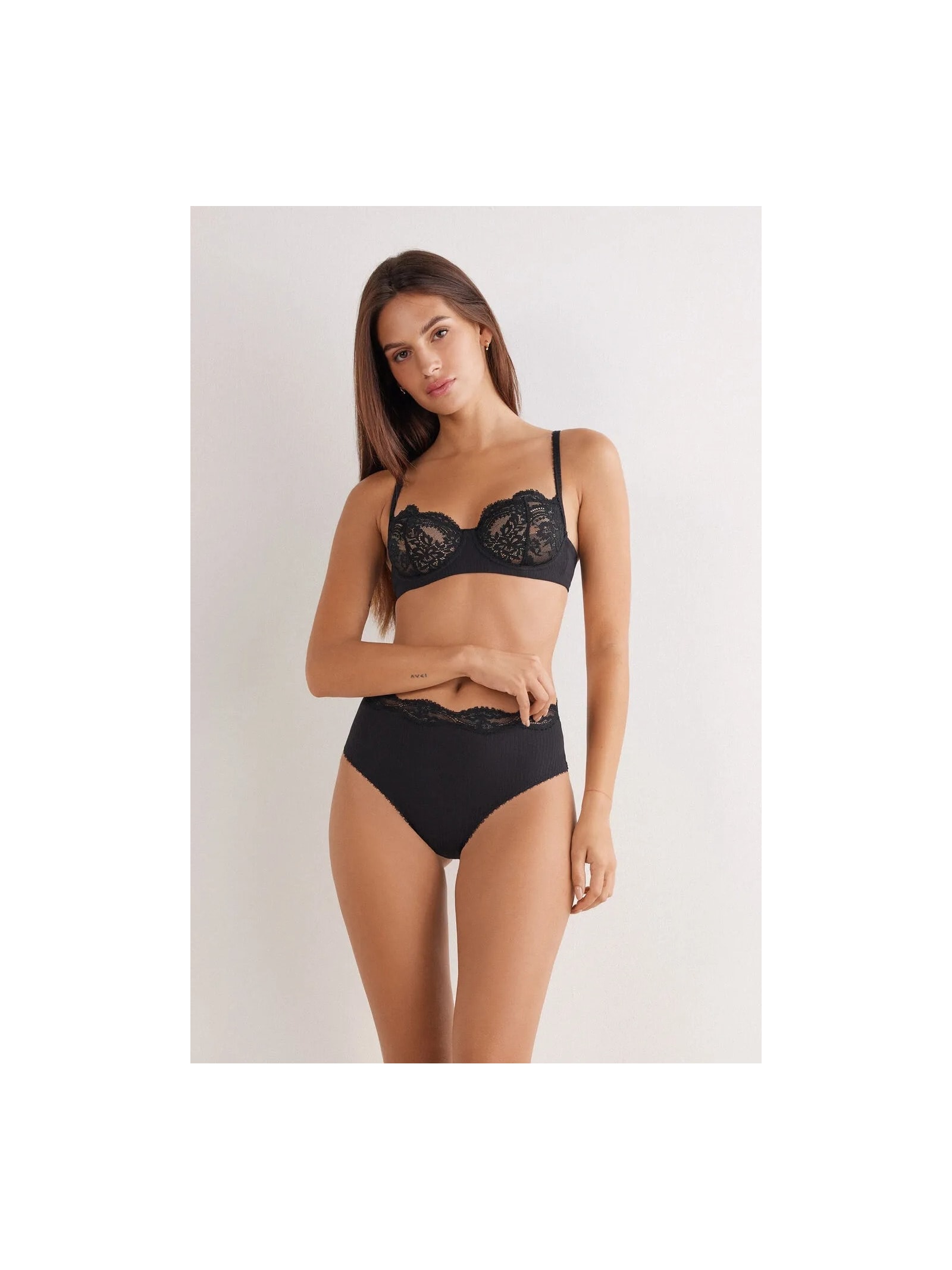 Calcinha Culotte Brasileira Your Everyday Wear Preto Intimissimi