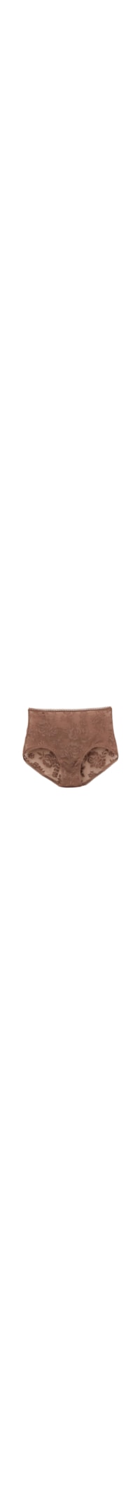 Calcinha Culotte Cintura Alta Softer Than a Kiss - Marrom