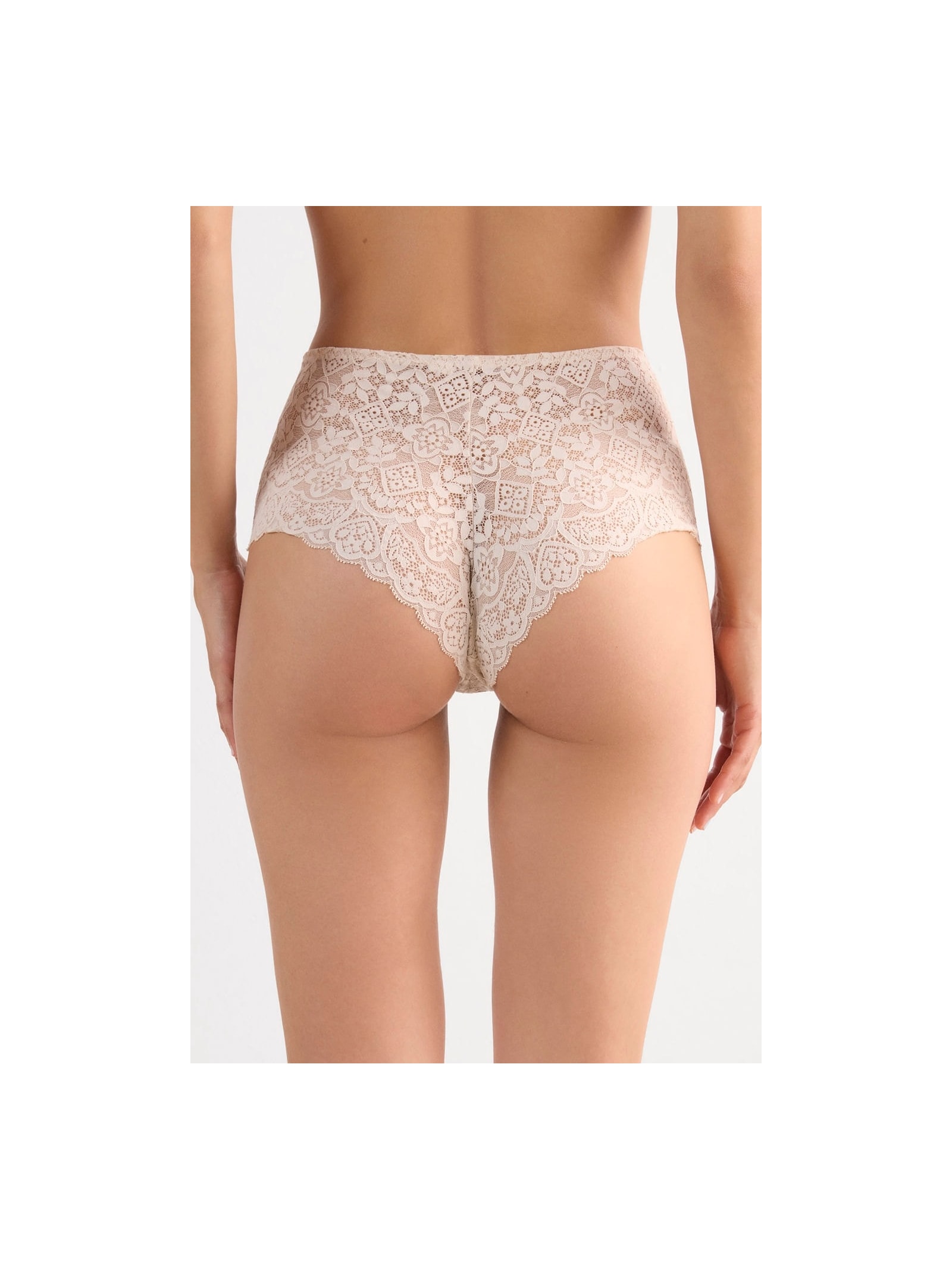 Calcinha Culotte Em Renda Off-White Intimissimi