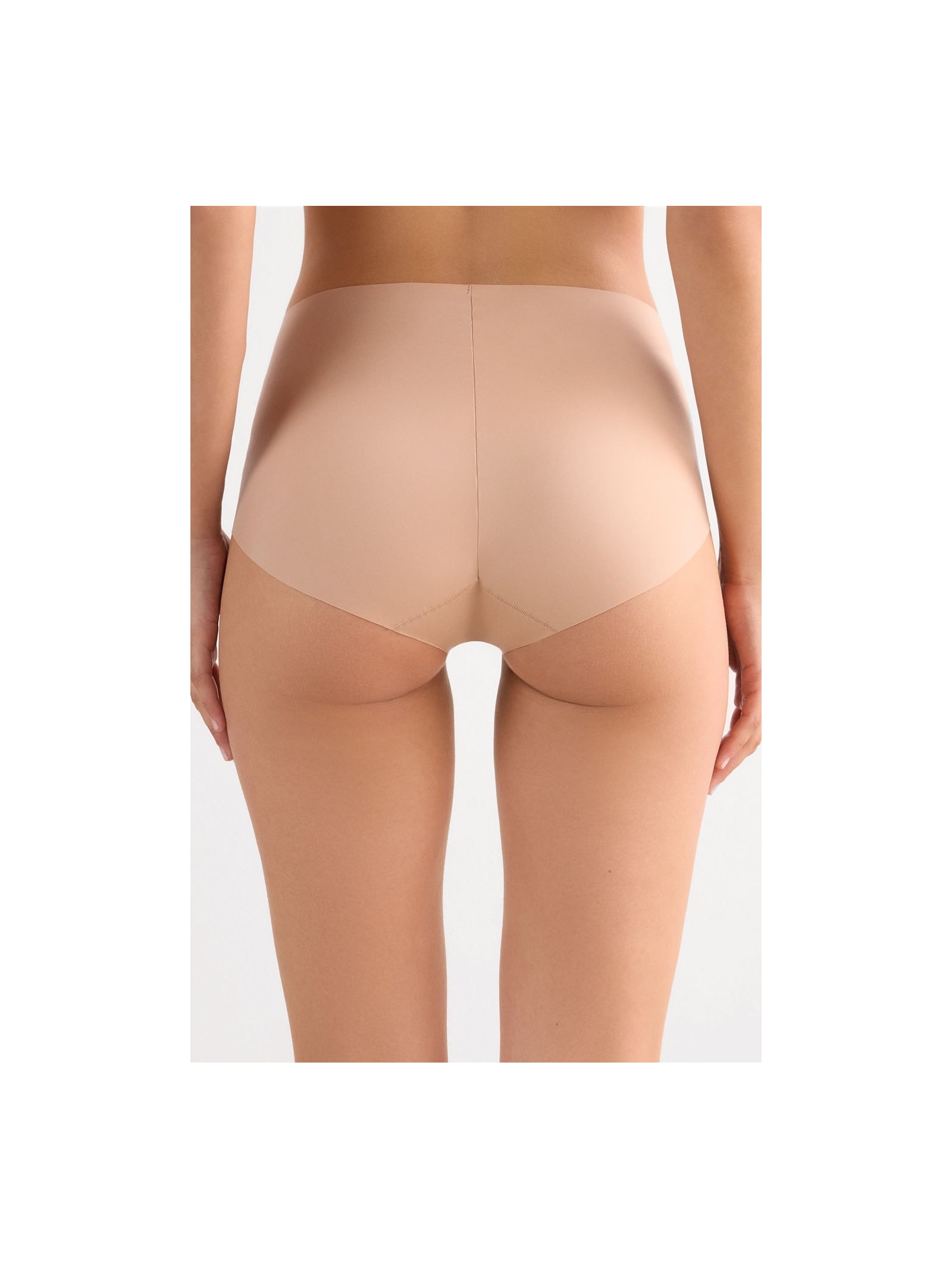 Calcinha Culotte Sem Costuras Em Microfibra Bege Intimissimi